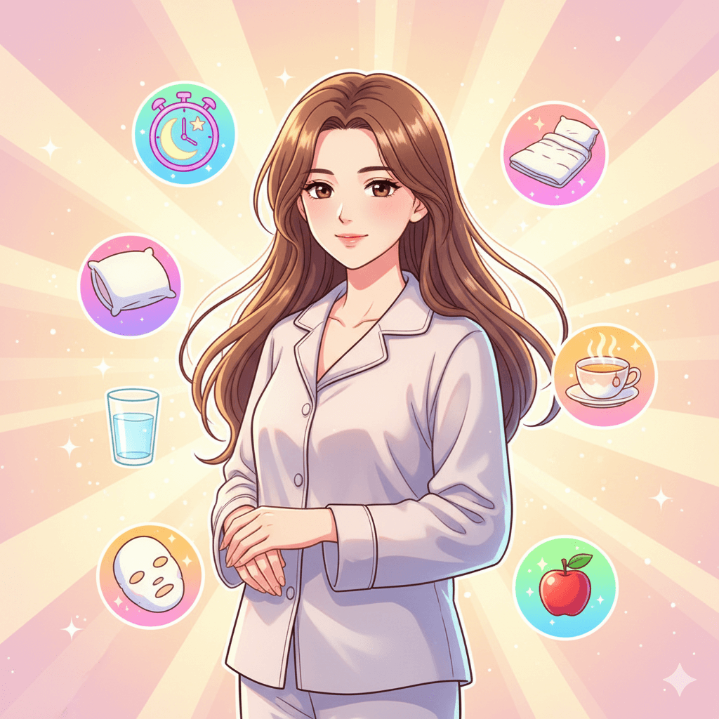 꿀피부를 위한 수면 습관 가이드