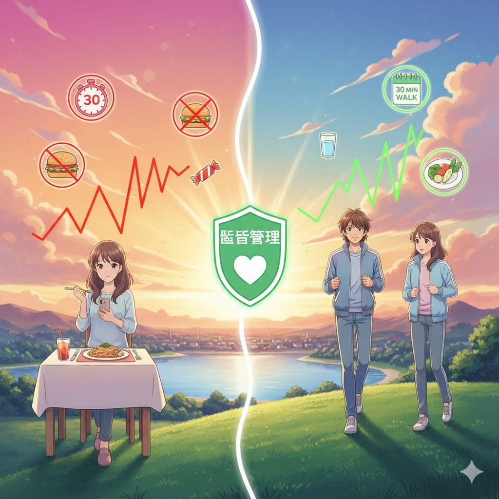 혈당 스파이크 막기: 식사 후 30분, 혈당 관리 꿀팁